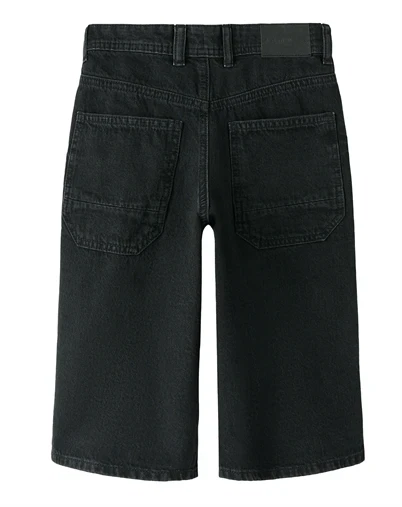 Name it - NKMBen Skater Denim Jorts - Black